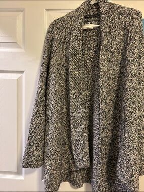 Women’s Loft Lou & Grey Cozy Marled Open-Front Cardigan Sweater size xxl
